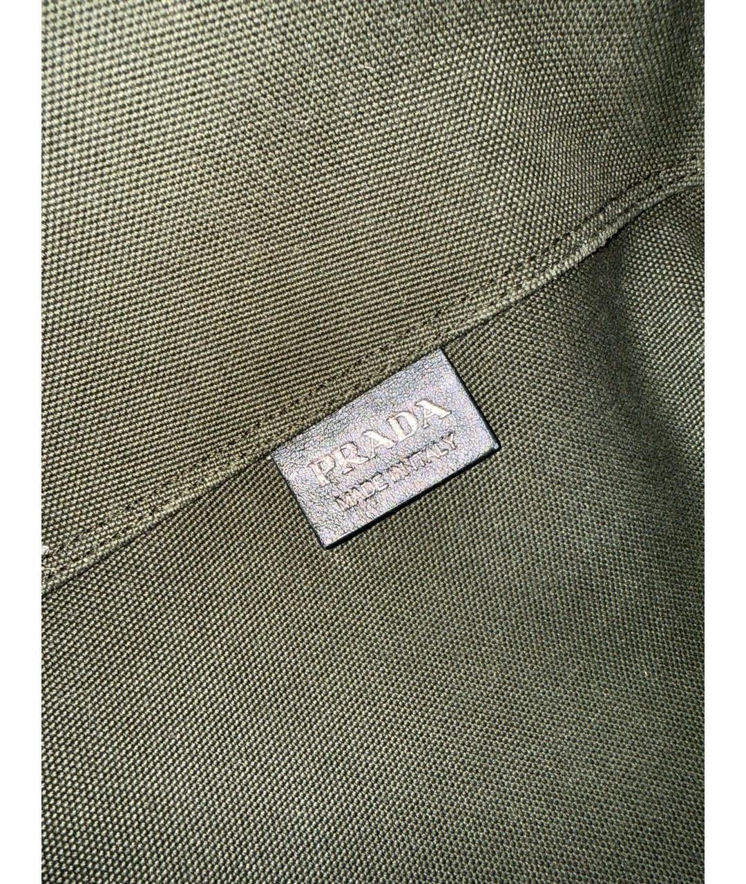 PRADA Темно-синяя деним сумка тоут, фото 8