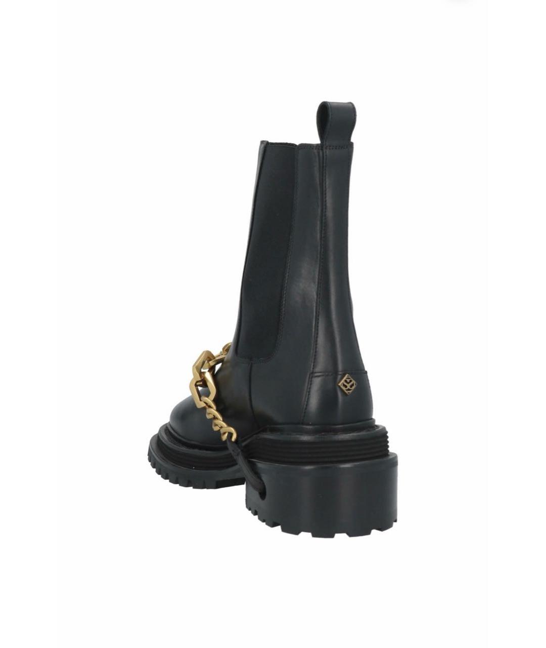 SANDRO Черные кожаные ботинки, фото 3