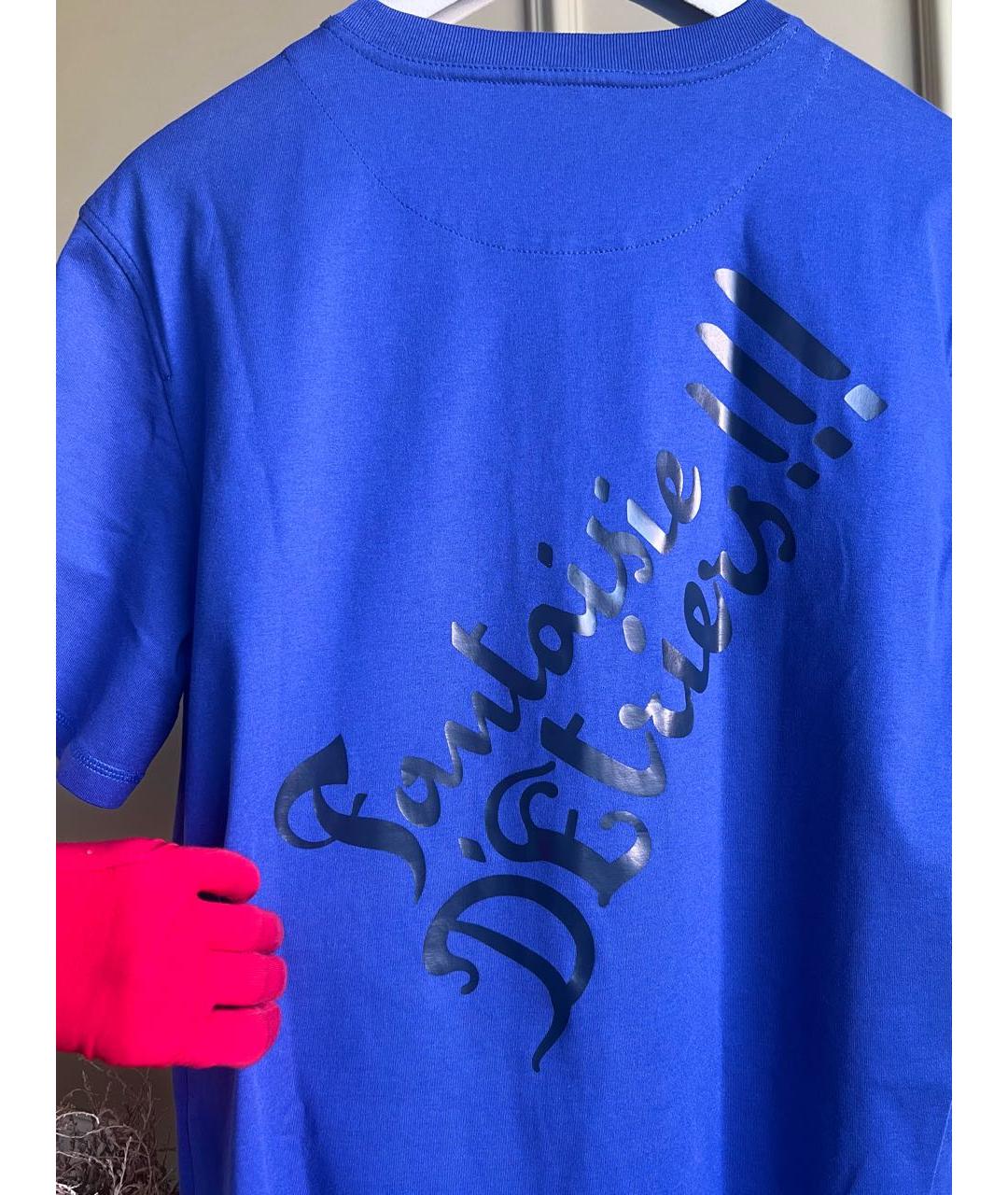 HERMES Синее хлопковое повседневное платье, фото 4