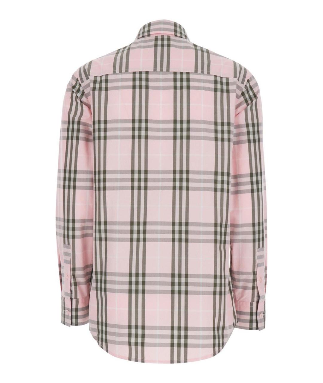 BURBERRY Розовая хлопковая рубашка, фото 2