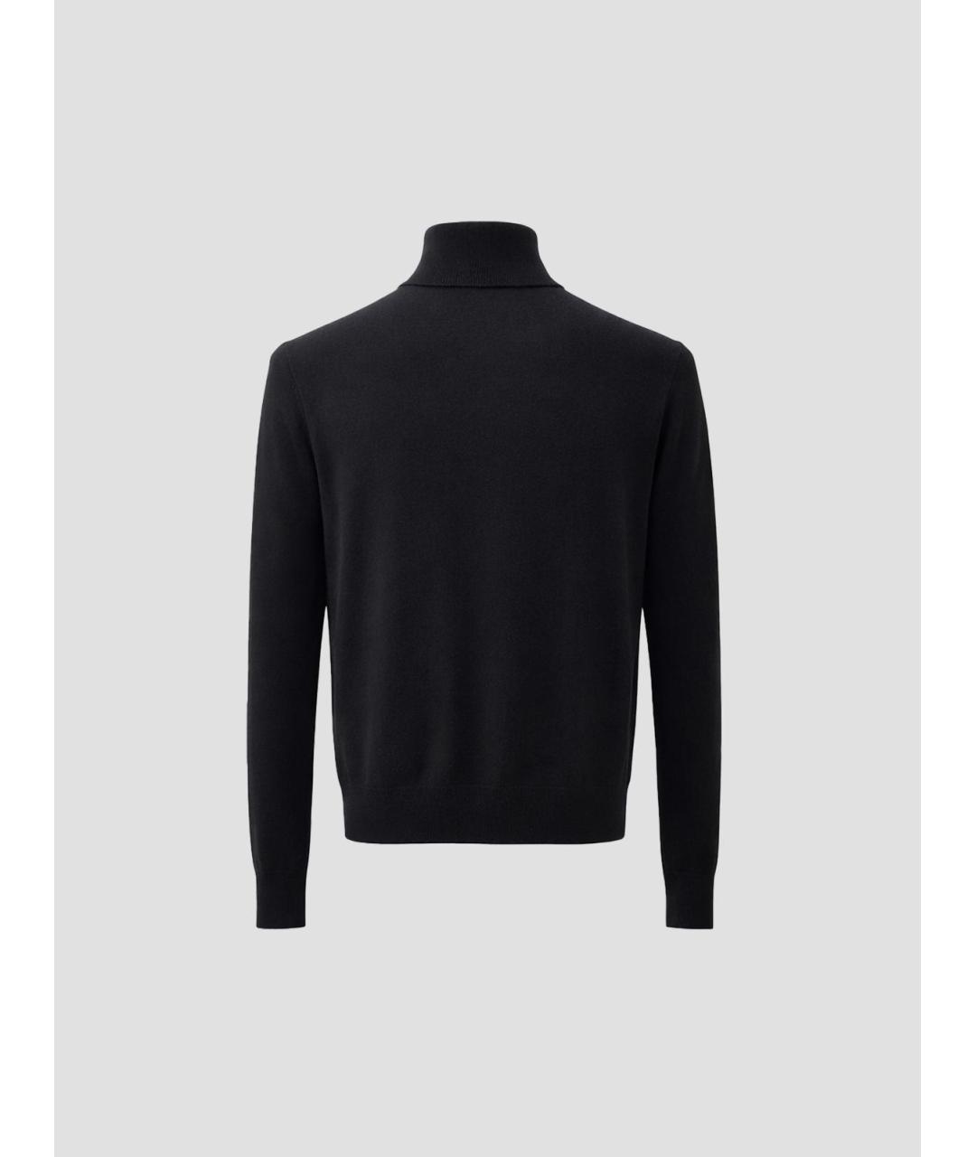 GUCCI Черный шерстяной джемпер / свитер, фото 2