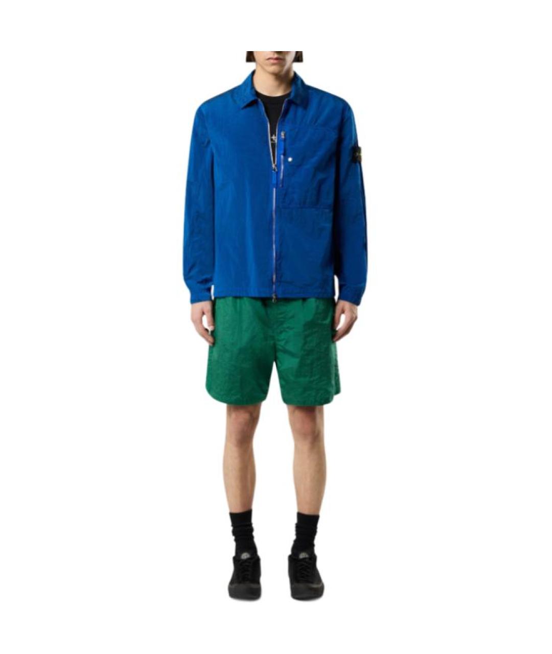 STONE ISLAND Синяя куртка, фото 3