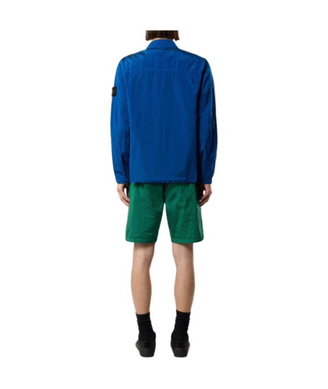 STONE ISLAND Синяя куртка, фото 4
