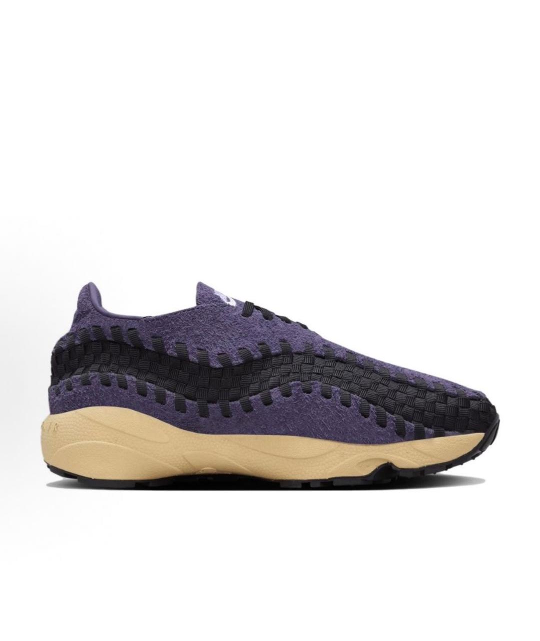 NIKE Фиолетовые замшевые низкие кроссовки / кеды, фото 6