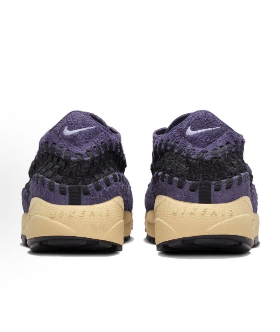 NIKE Фиолетовые замшевые низкие кроссовки / кеды, фото 4