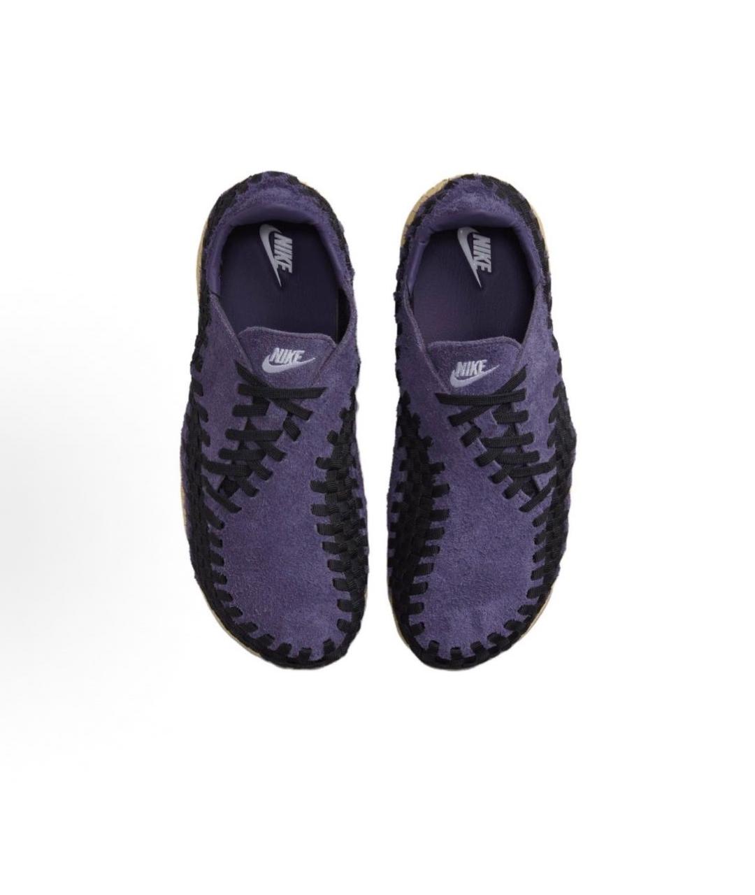 NIKE Фиолетовые замшевые низкие кроссовки / кеды, фото 3