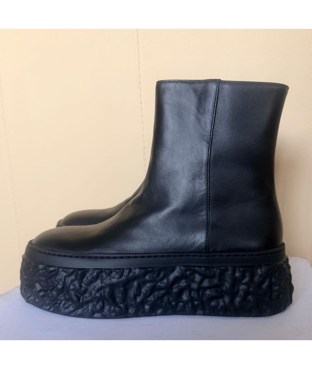 AGL Черные кожаные ботинки, фото 5