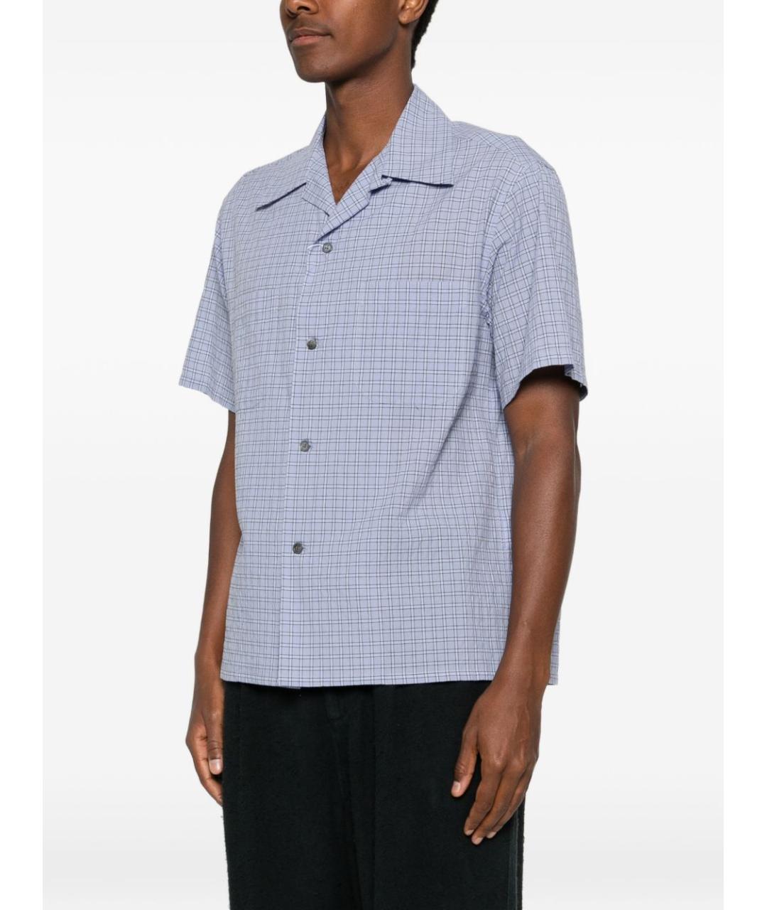 MAISON MARGIELA Голубая хлопковая кэжуал рубашка, фото 2