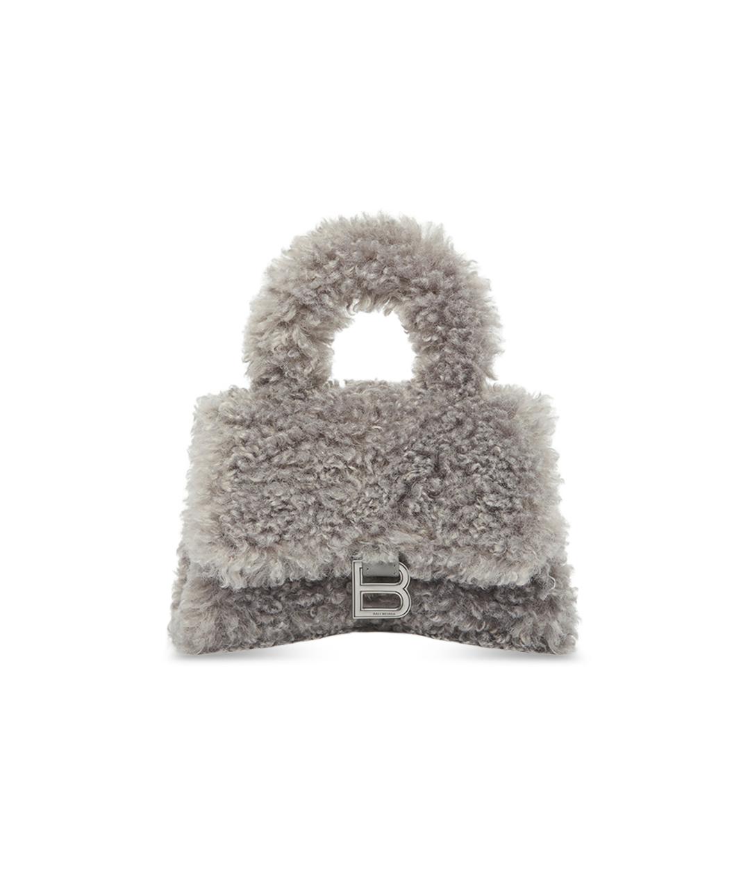 BALENCIAGA Серая сумка через плечо, фото 6