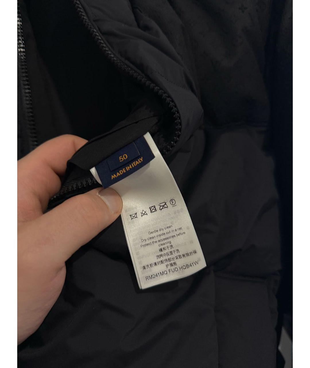 LOUIS VUITTON Черная полиэстеровая куртка, фото 5