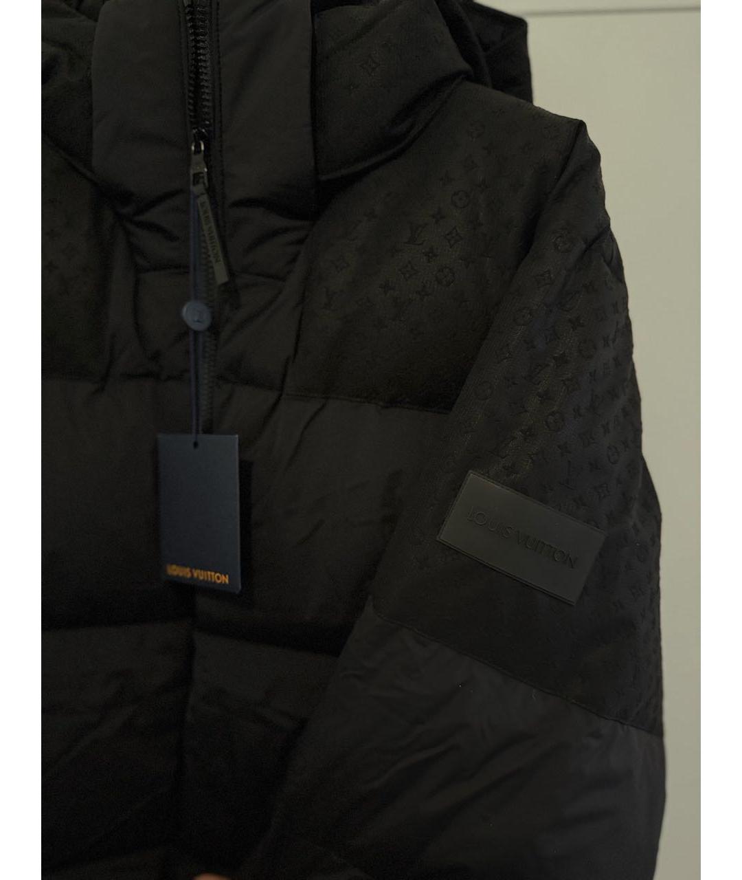 LOUIS VUITTON Черная полиэстеровая куртка, фото 3