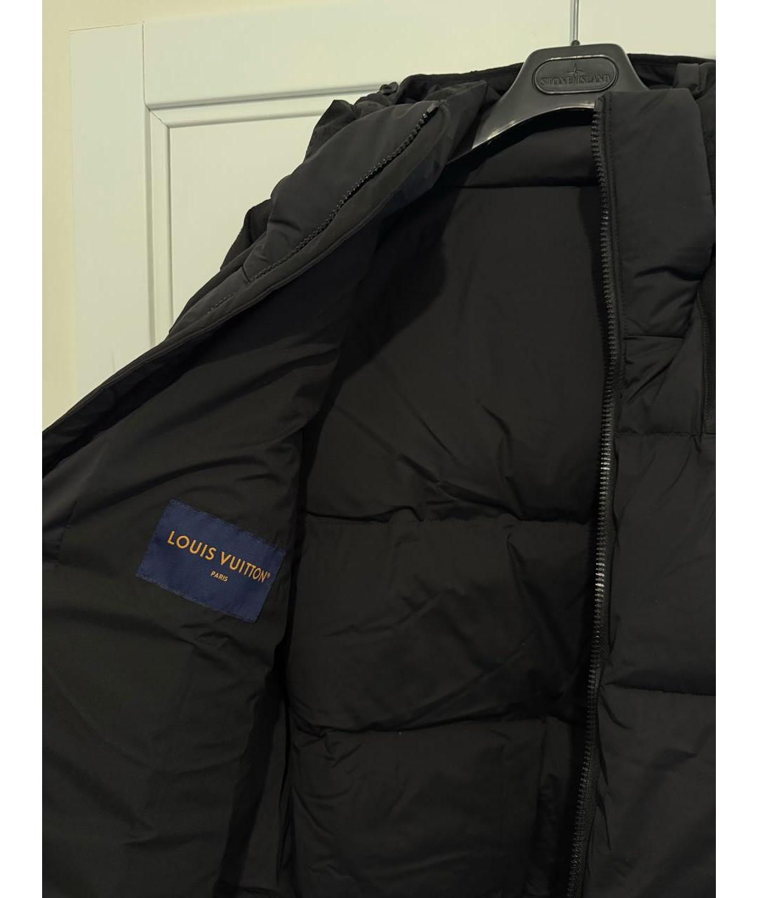 LOUIS VUITTON Черная полиэстеровая куртка, фото 4
