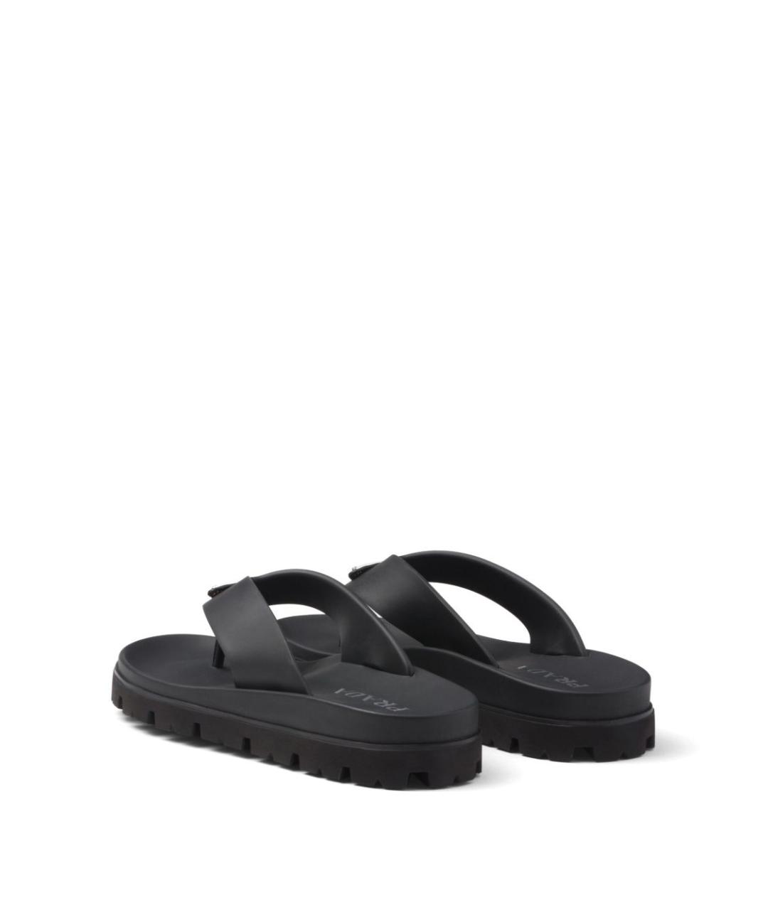 PRADA Черные сандалии, фото 4