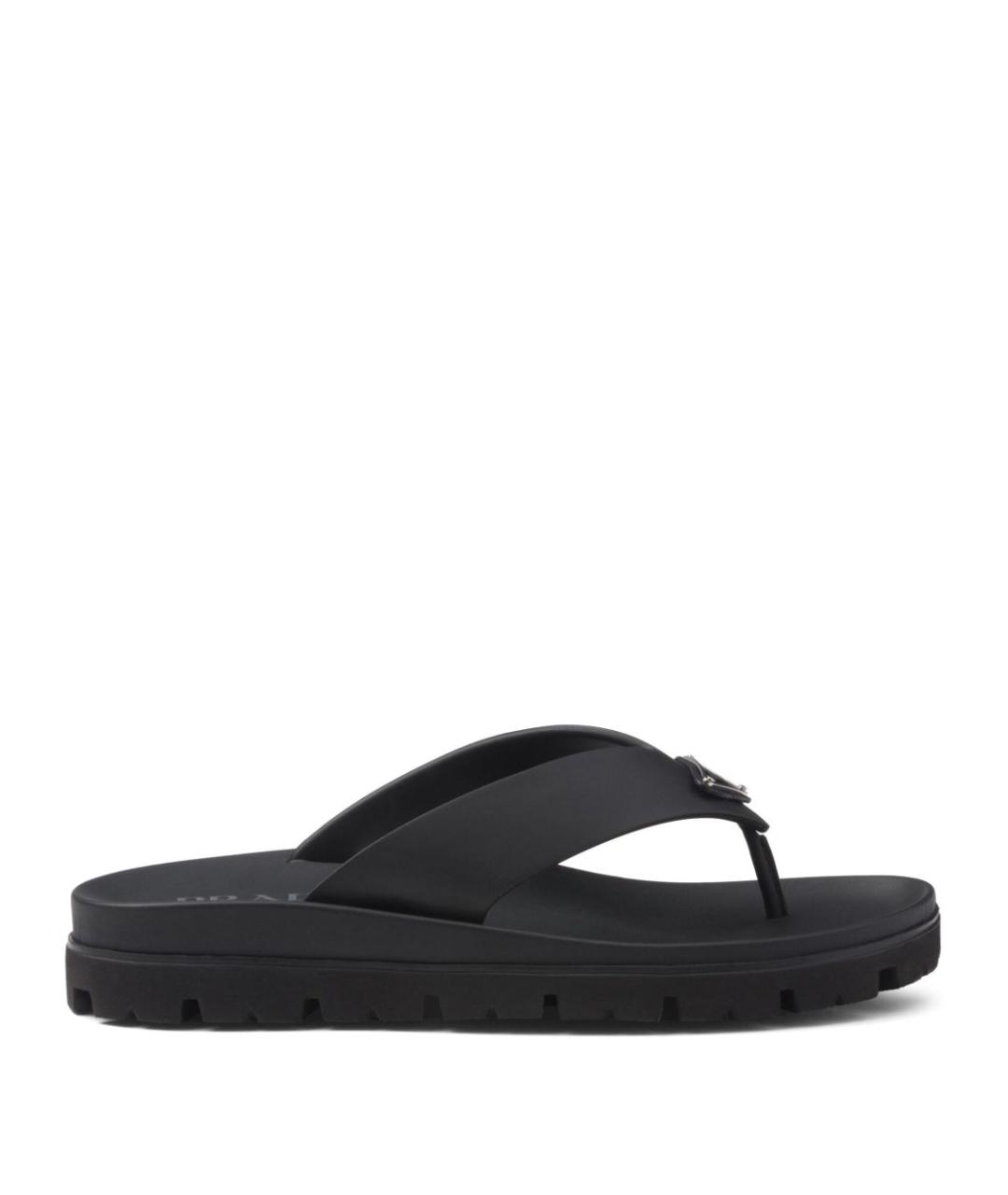 PRADA Черные сандалии, фото 1