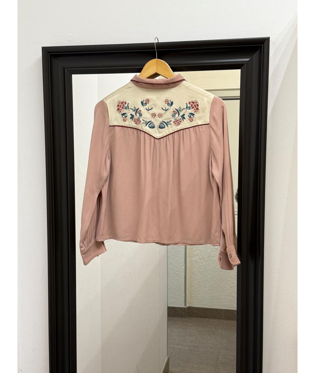 ISABEL MARANT Розовая рубашка, фото 2