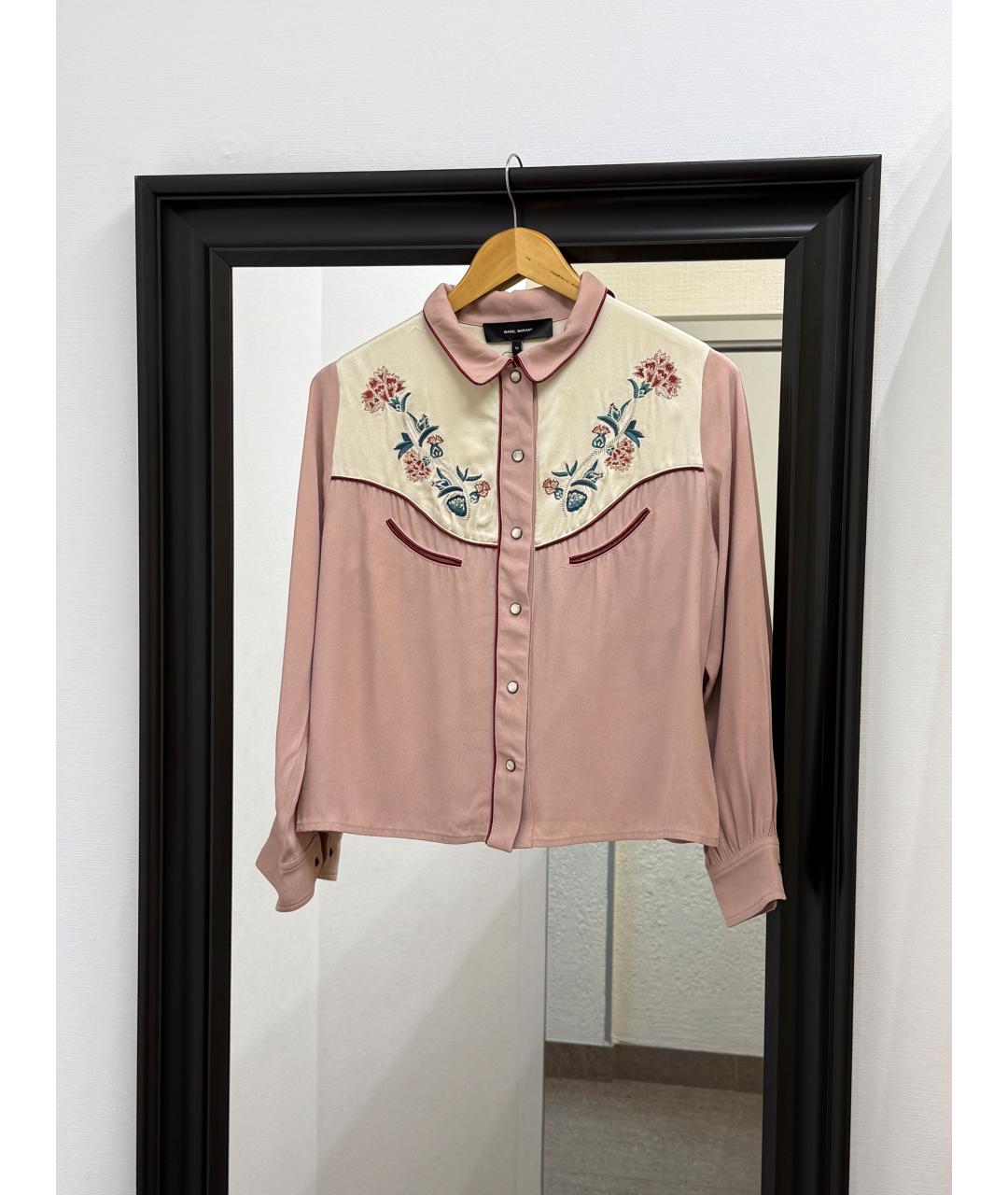 ISABEL MARANT Розовая рубашка, фото 7