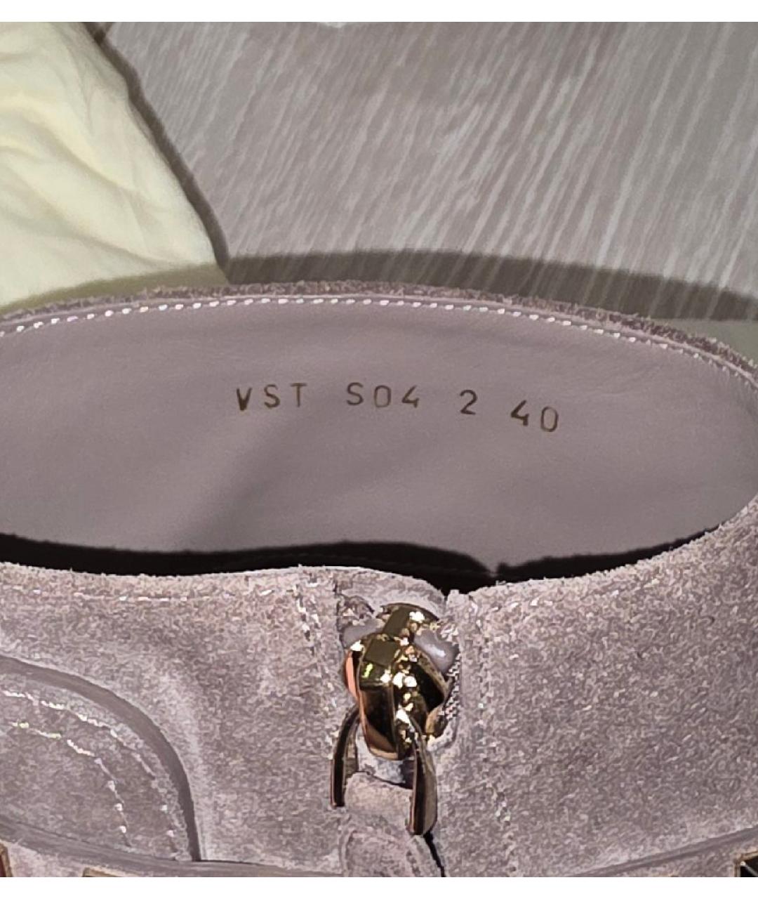 VALENTINO Серые замшевые ботильоны, фото 7