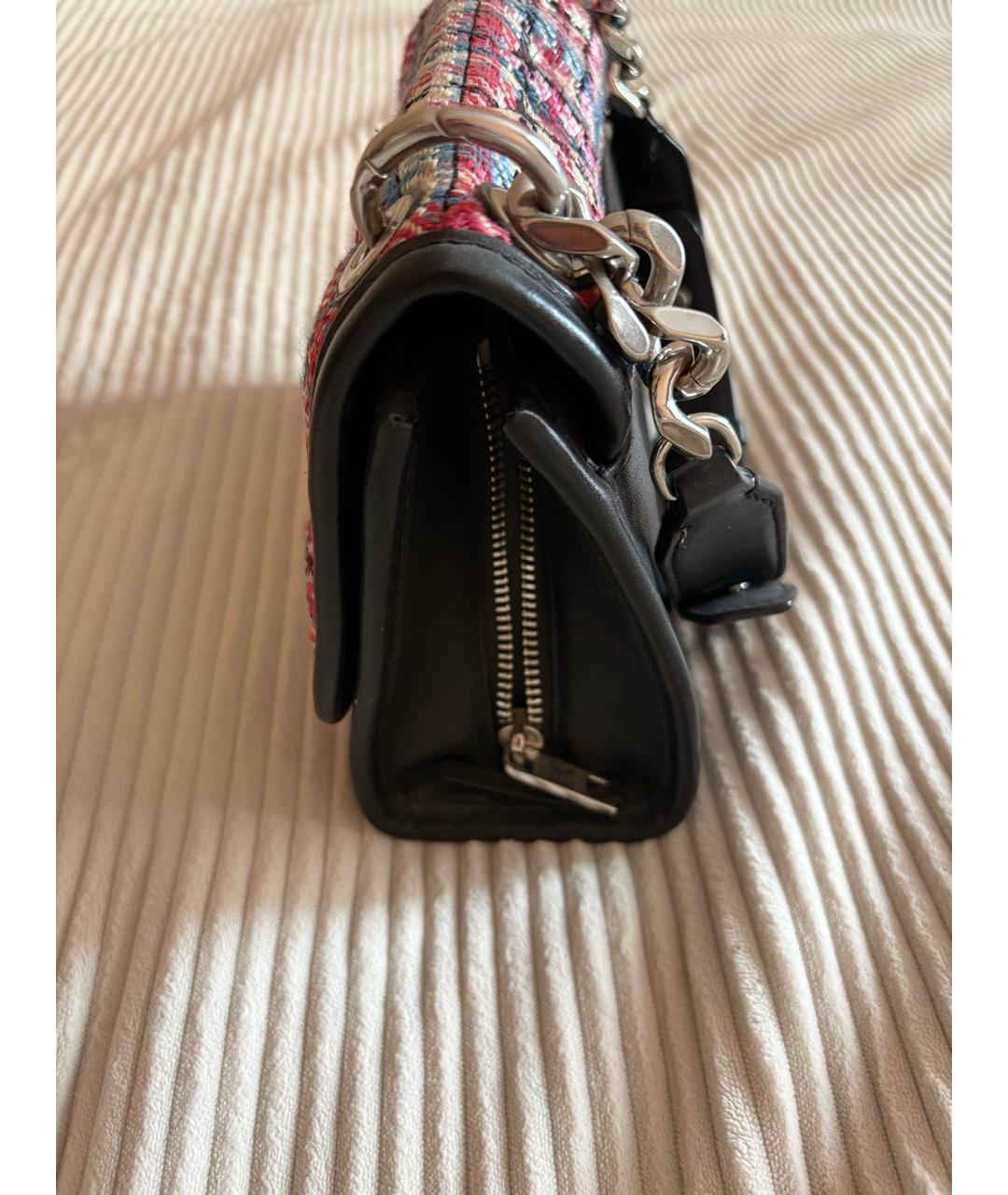 KARL LAGERFELD Черная кожаная сумка с короткими ручками, фото 2