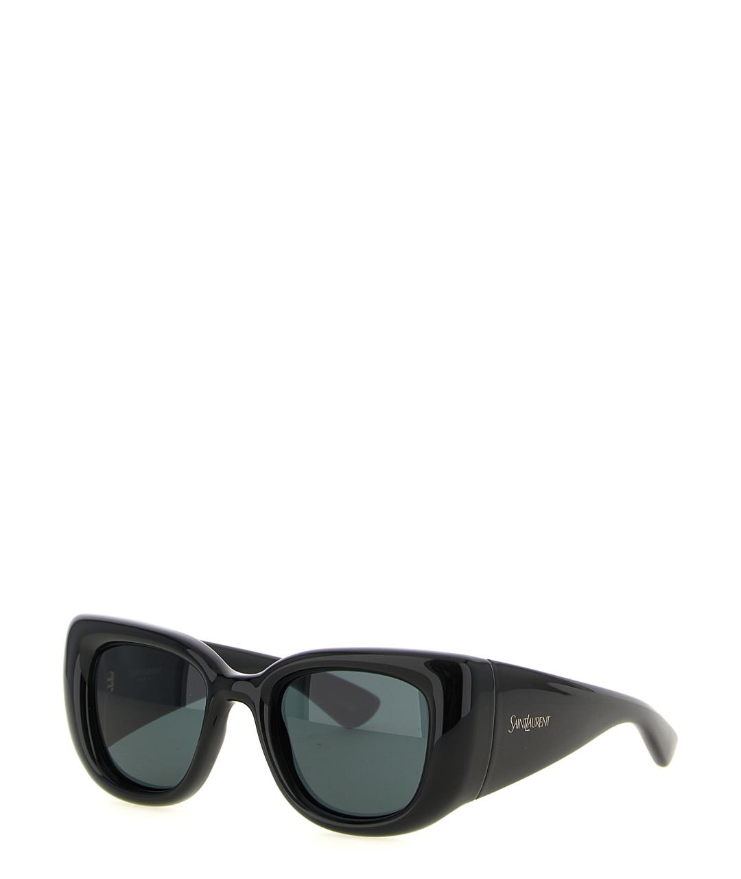 SAINT LAURENT Черные солнцезащитные очки, фото 3