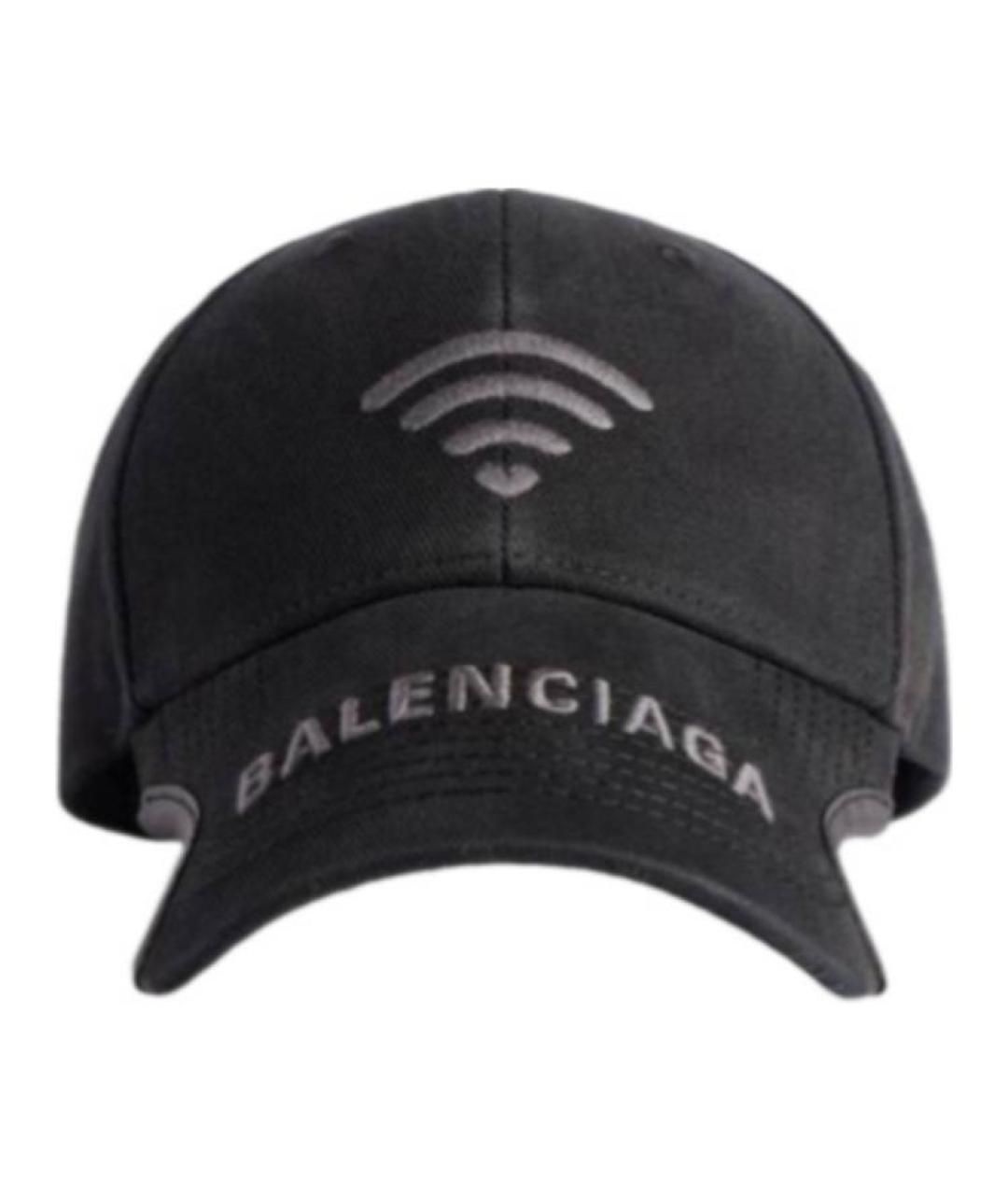 BALENCIAGA Черная хлопковая кепка/бейсболка, фото 3