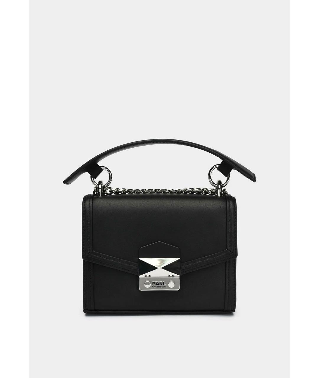 KARL LAGERFELD Черная сумка через плечо, фото 8