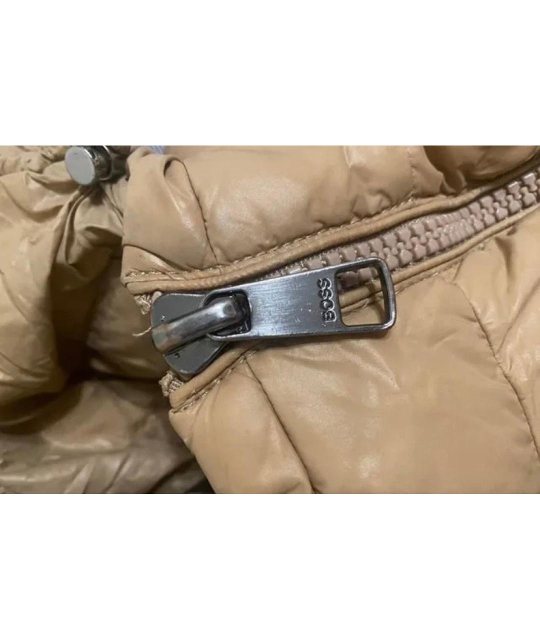 HUGO BOSS Коричневая полиэстеровая куртка, фото 6