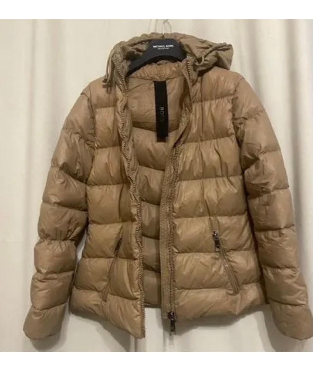 HUGO BOSS Коричневая полиэстеровая куртка, фото 3