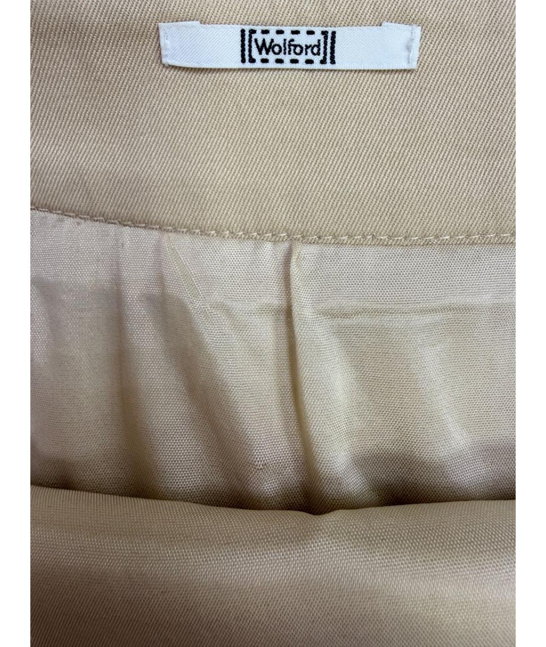 WOLFORD Бежевая юбка миди, фото 3