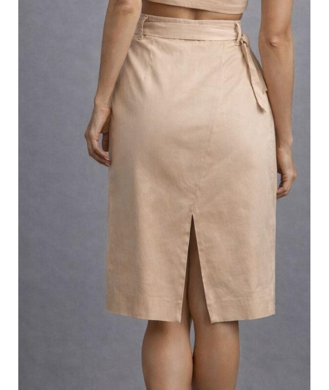 WOLFORD Бежевая юбка миди, фото 6