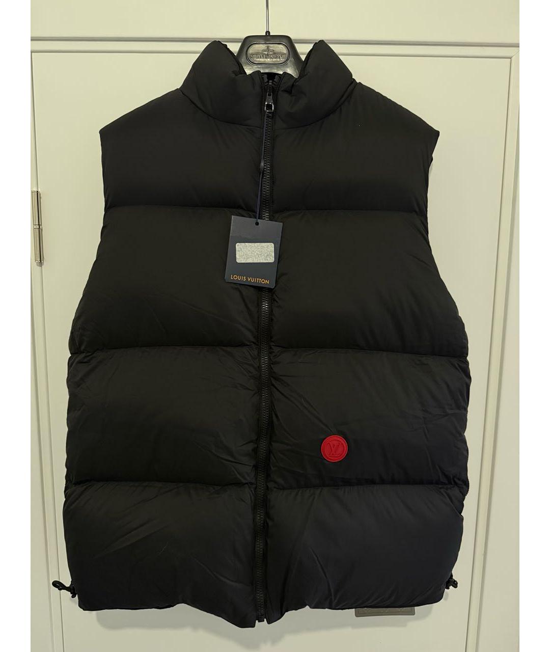 LOUIS VUITTON Черный полиэстеровый жилет, фото 5