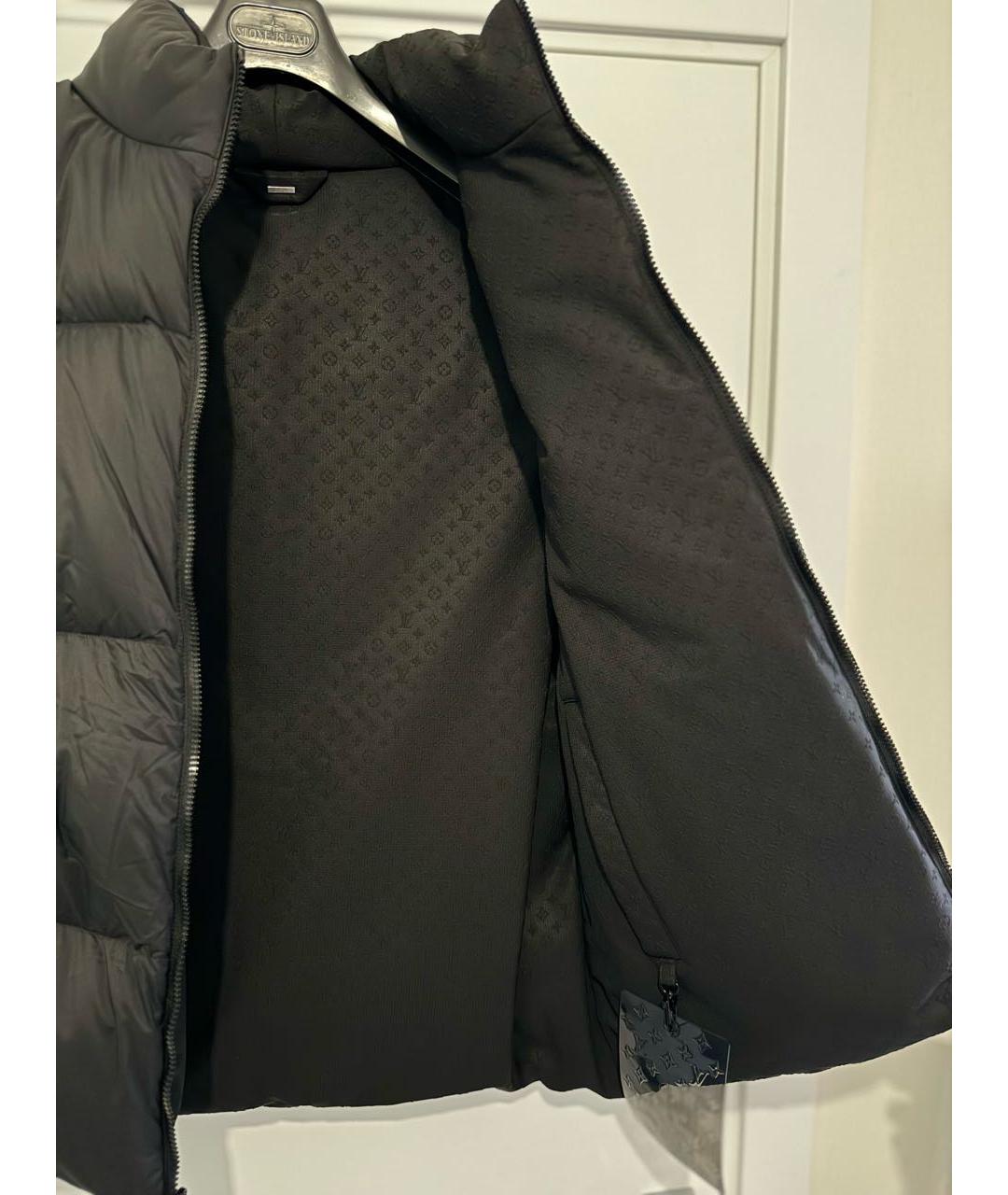 LOUIS VUITTON Черный полиэстеровый жилет, фото 3