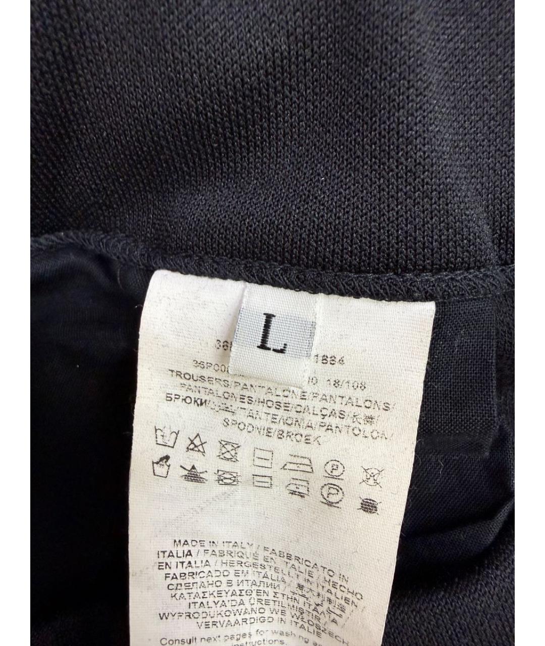 TRUSSARDI Черные прямые брюки, фото 5