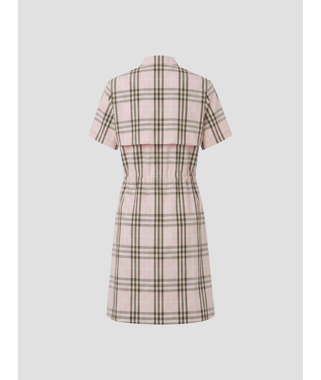BURBERRY Мульти хлопковое повседневное платье, фото 2