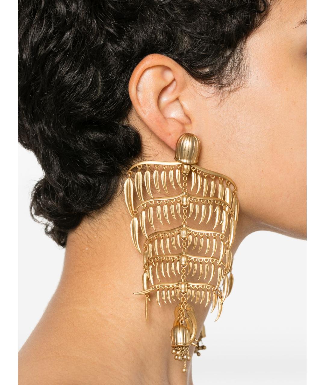 ZIMMERMANN Золотые серьги, фото 2