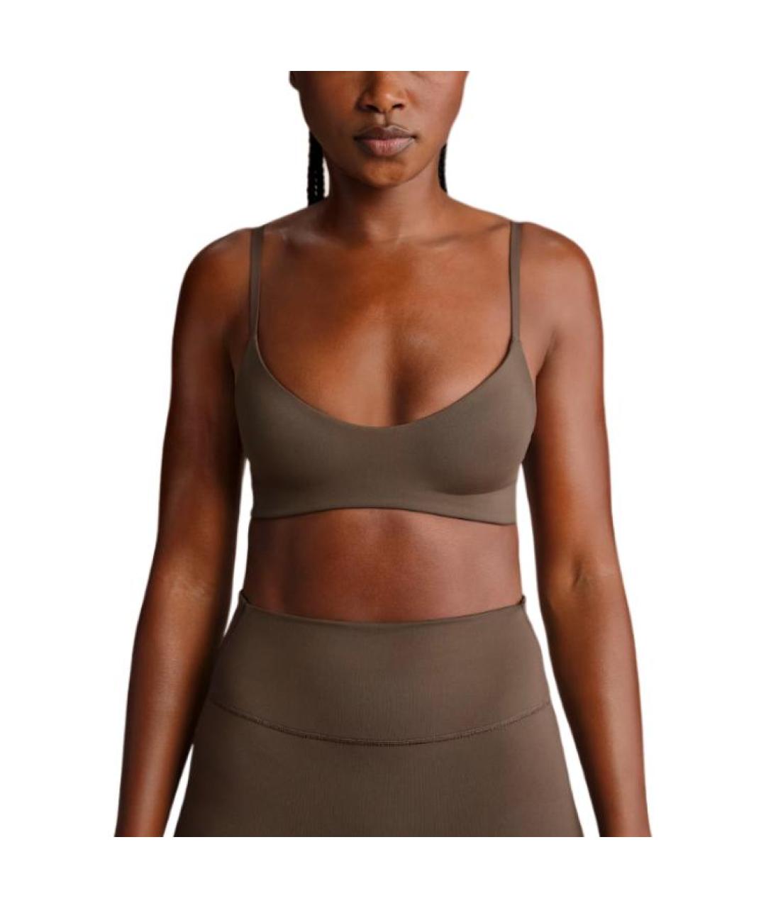 NIKE Коричневый бюстгалтеры, фото 4