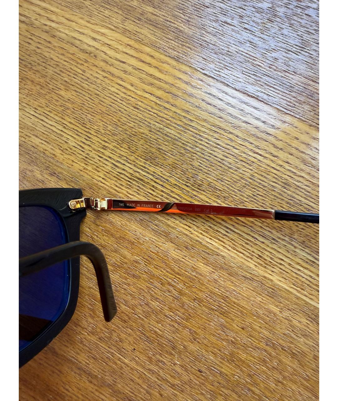 CARTIER Черные пластиковые солнцезащитные очки, фото 6