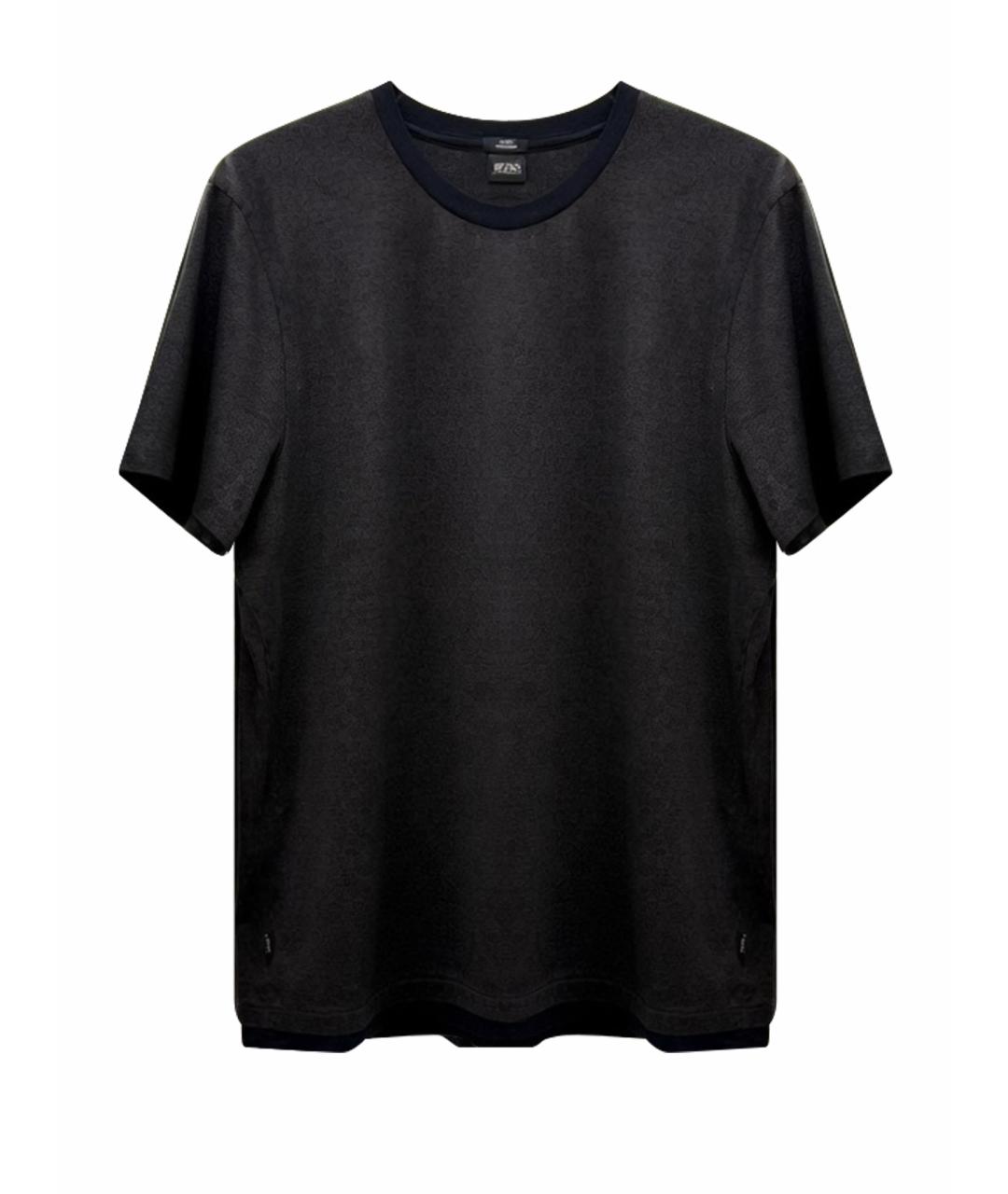 HUGO BOSS Черная хлопковая футболка, фото 1