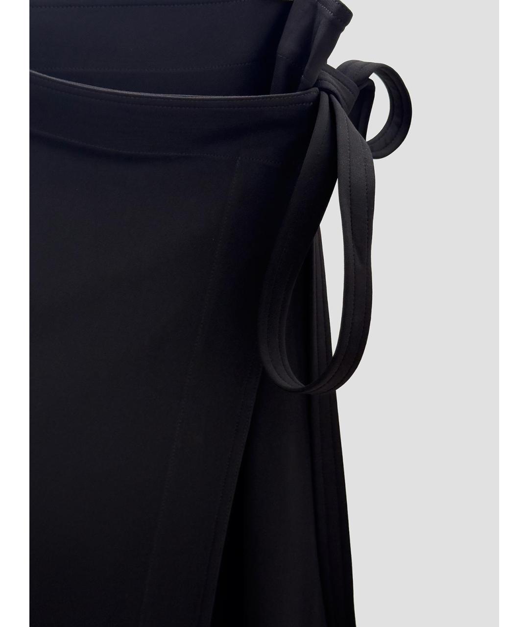 TOTEME Черная вискозная юбка миди, фото 3