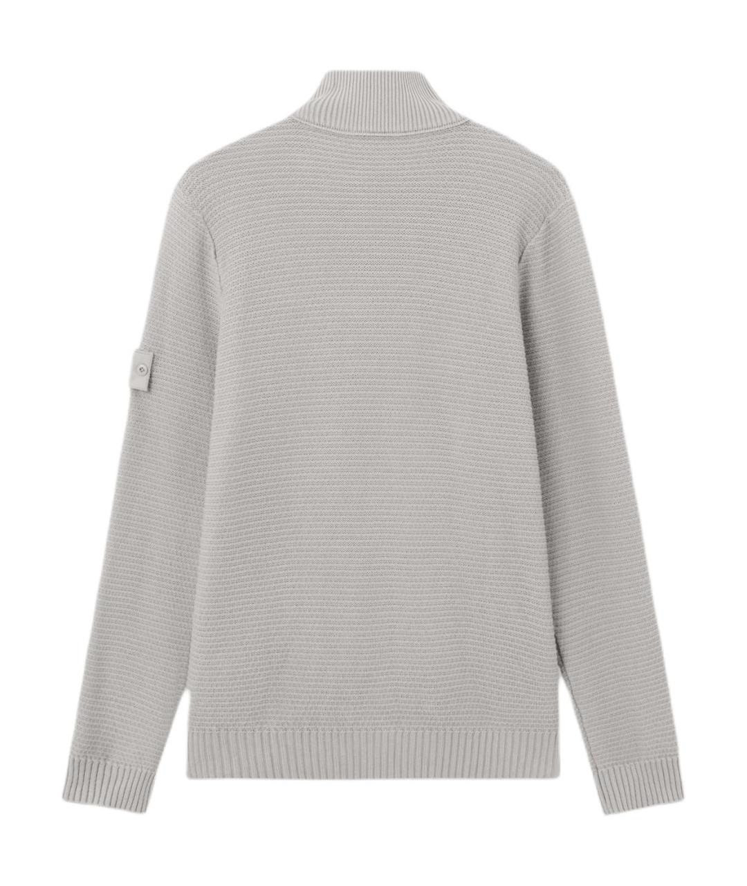 STONE ISLAND Серый кардиган, фото 2