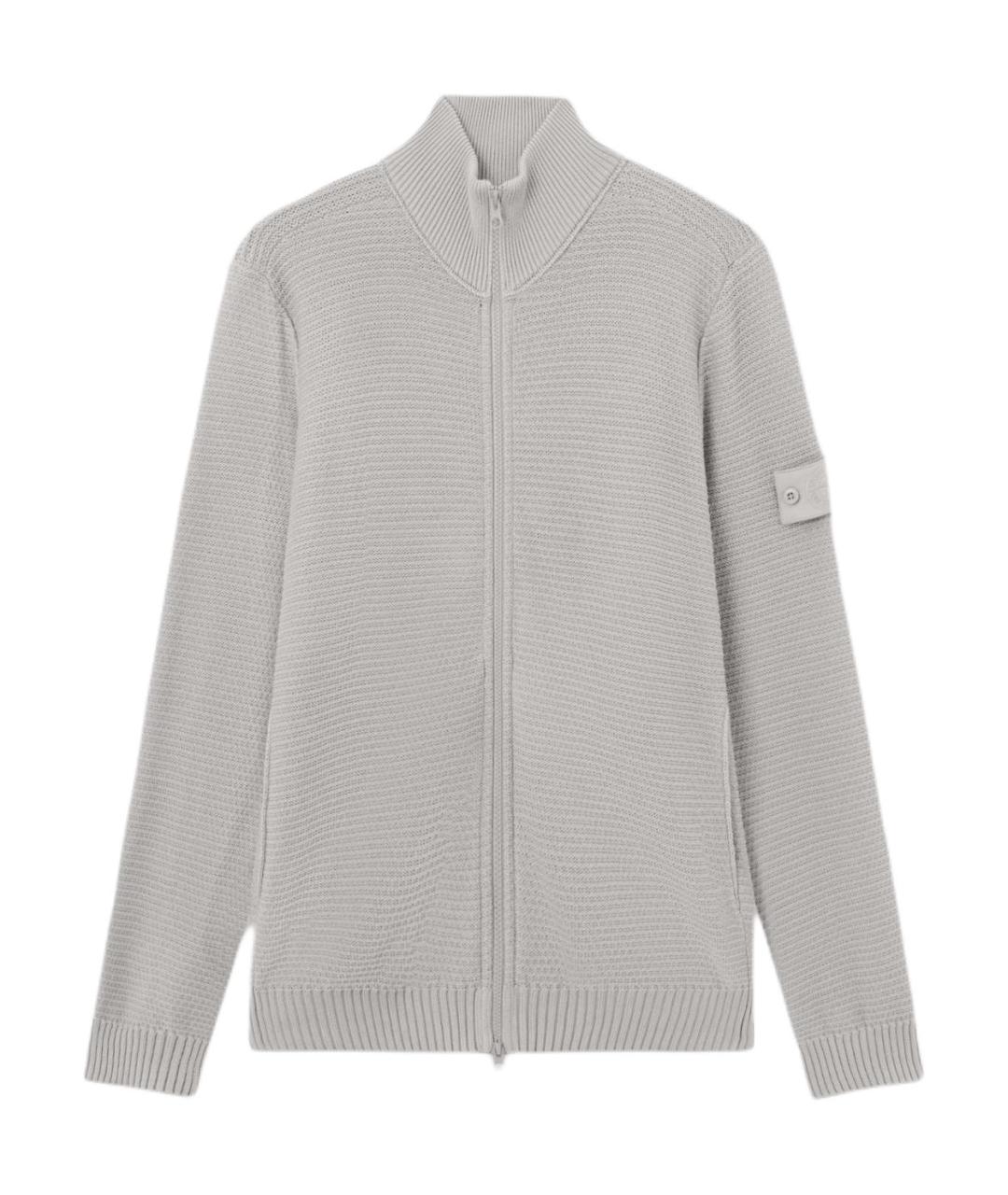 STONE ISLAND Серый кардиган, фото 1