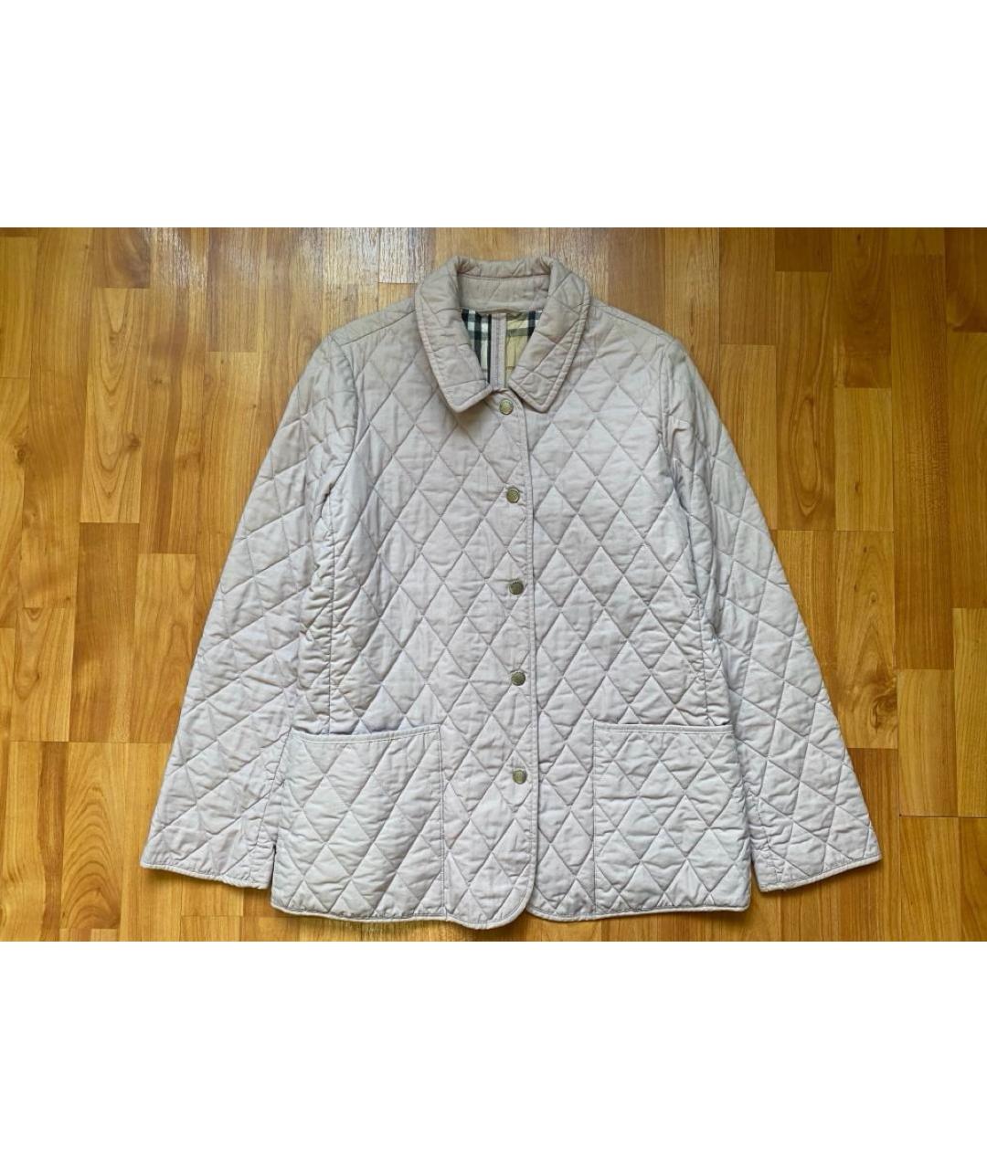 BURBERRY Розовая хлопковая куртка, фото 8