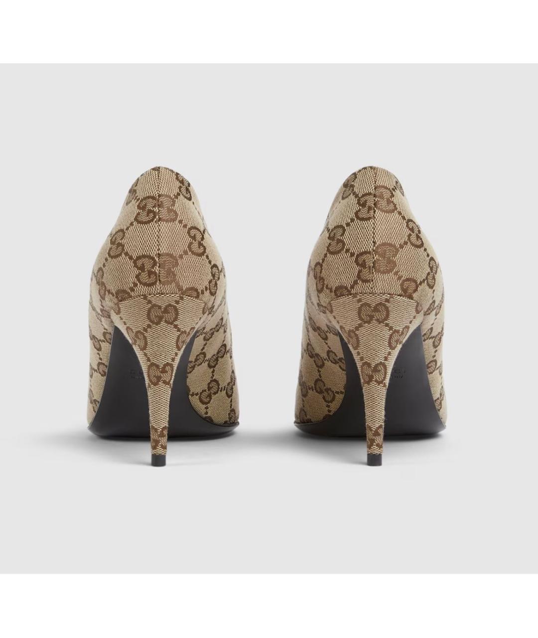 GUCCI Бежевые туфли, фото 4