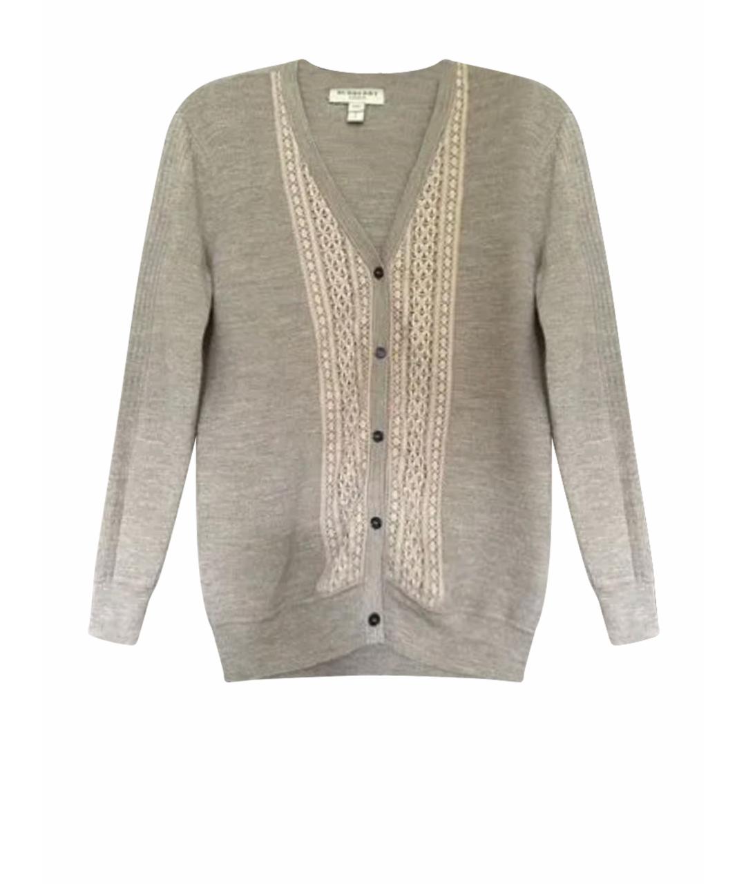 BURBERRY Бежевый хлопковый кардиган, фото 1