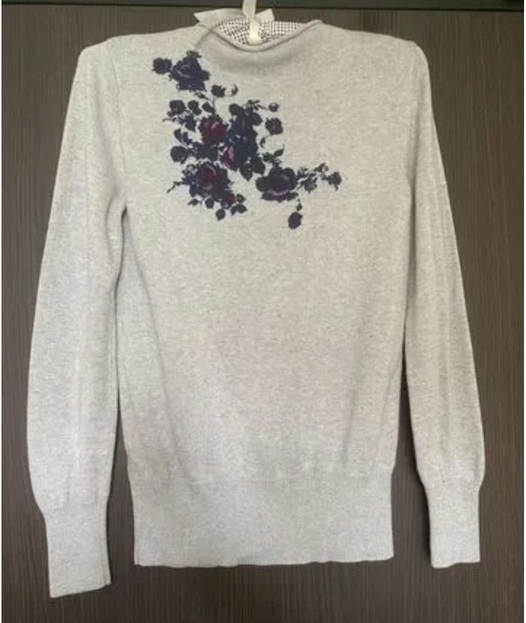 DKNY Серый хлопко-эластановый кардиган, фото 2