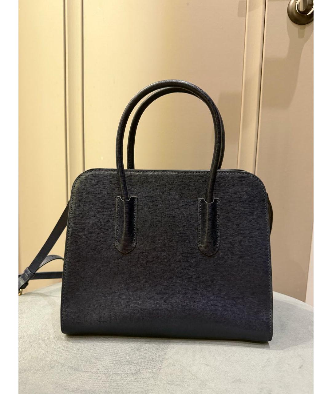 FURLA Темно-синяя кожаная сумка через плечо, фото 3