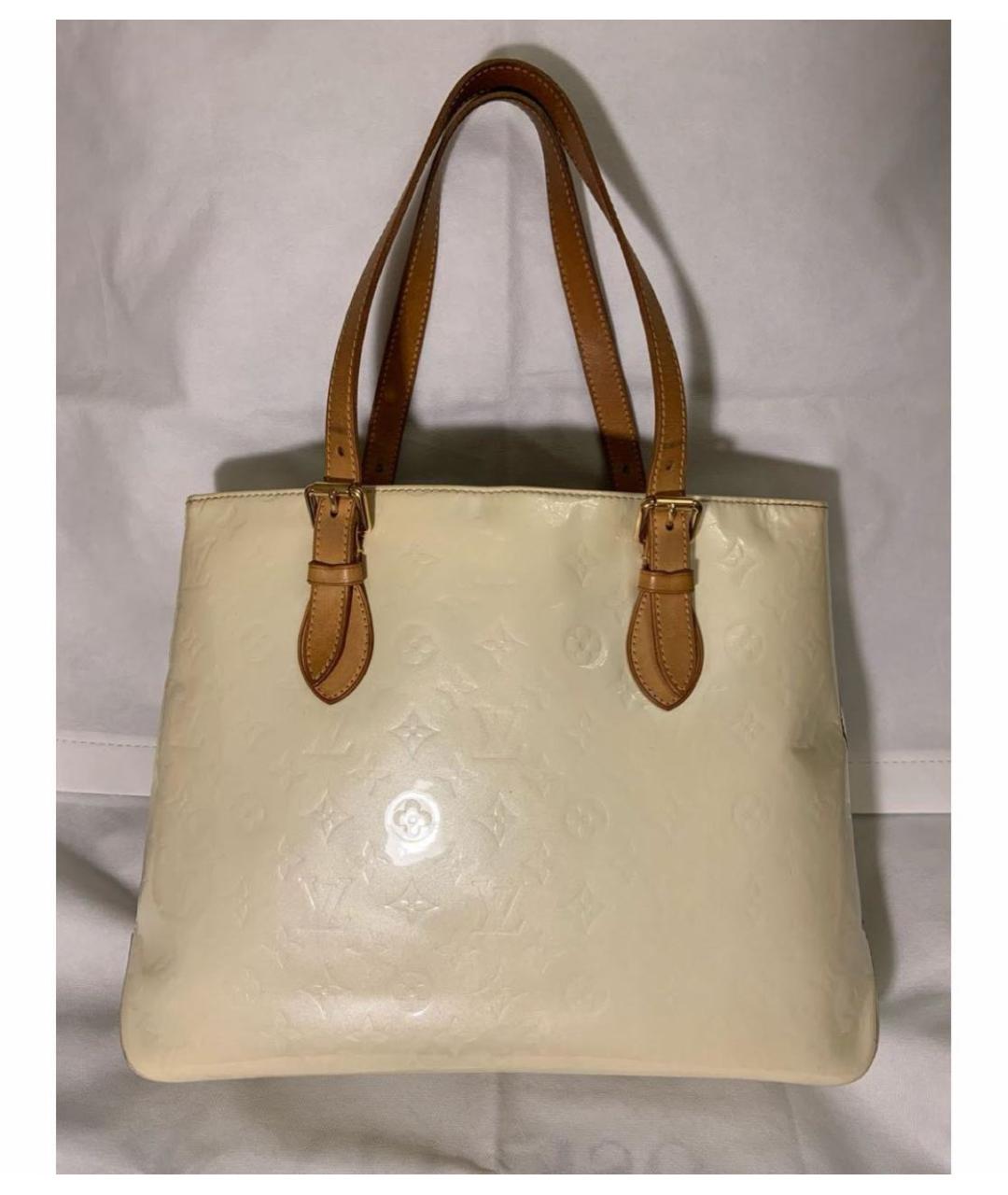 LOUIS VUITTON Бежевая сумка тоут, фото 6