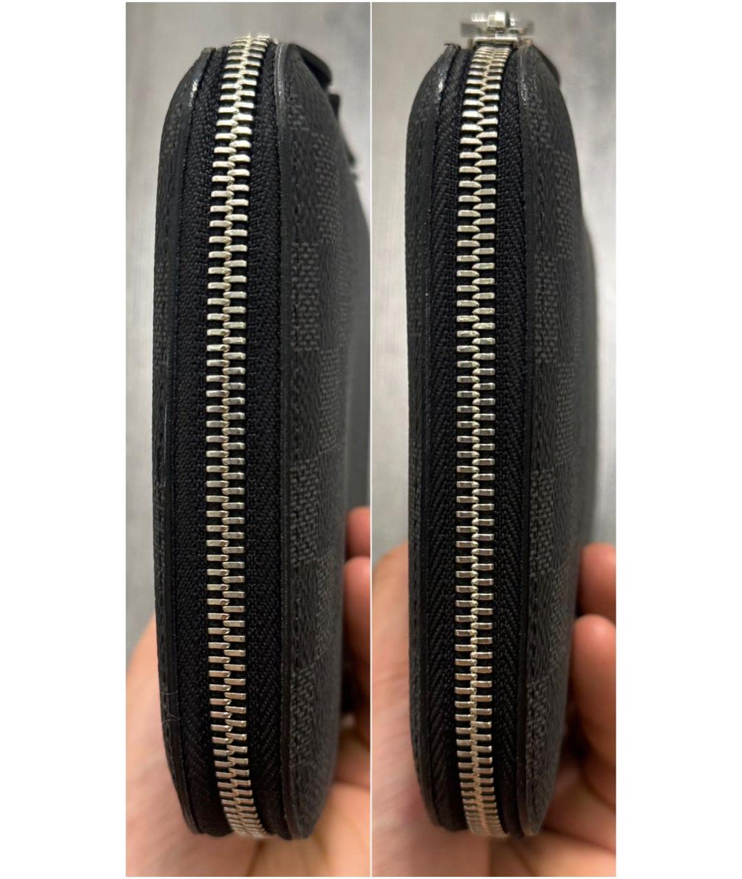 LOUIS VUITTON Черный кошелек, фото 4