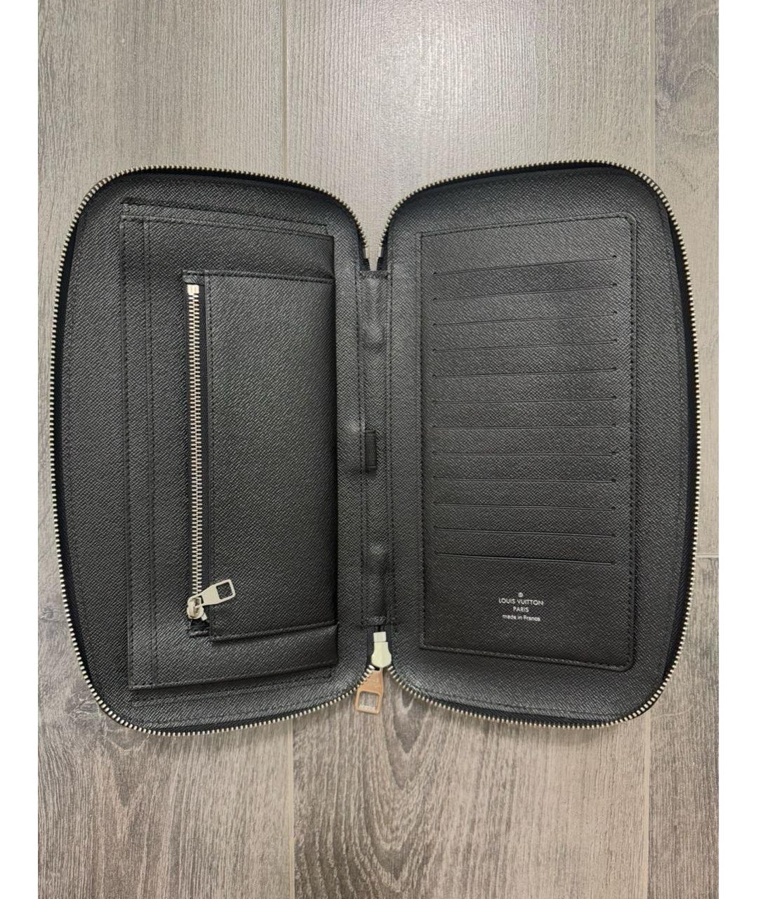 LOUIS VUITTON Черный кошелек, фото 7