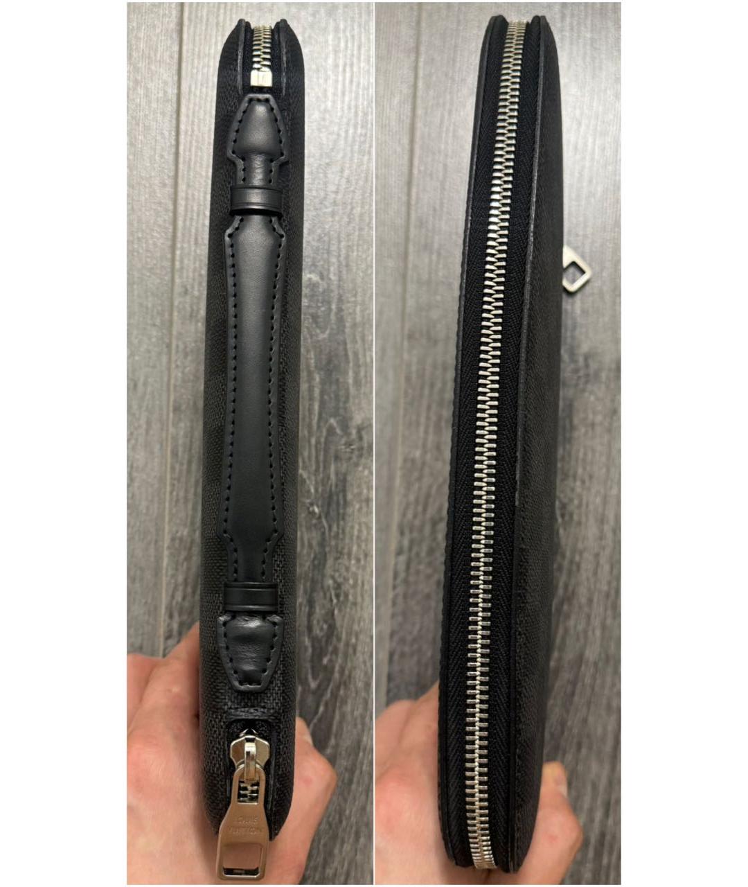 LOUIS VUITTON Черный кошелек, фото 3