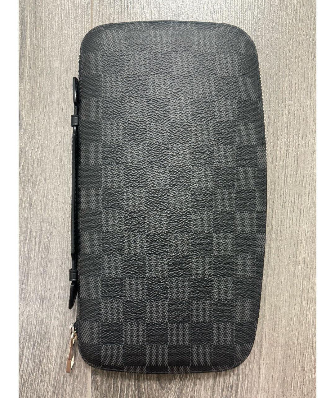 LOUIS VUITTON Черный кошелек, фото 9